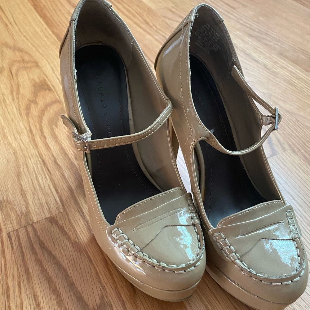 Lauren Conrad platform loafer heels